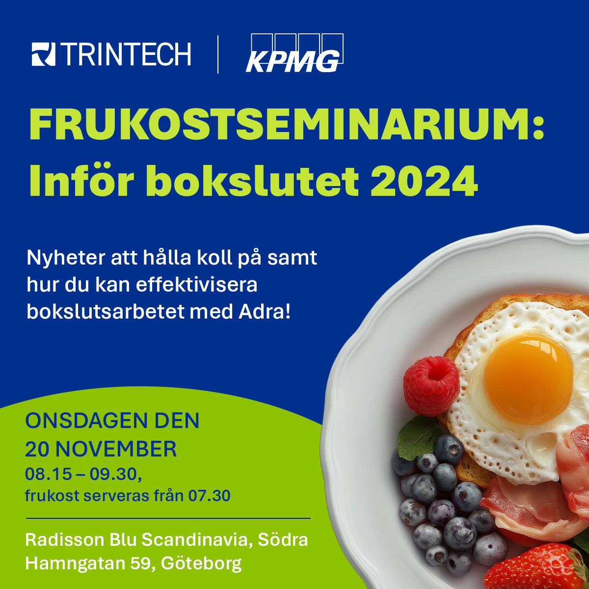 Frukostseminarium: Inför bokslutet 2024