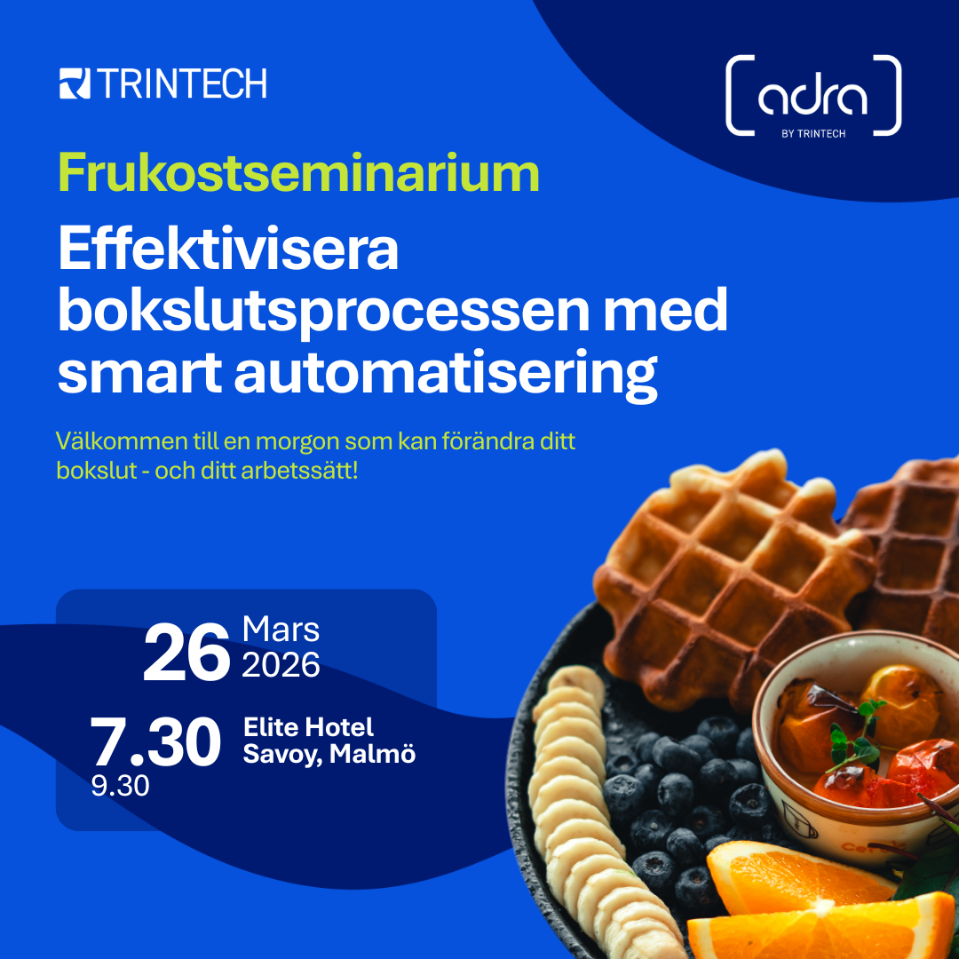 Frukostseminarium 2026 Malmö: Effektivisera bokslutsprocessen med smart automatisering
